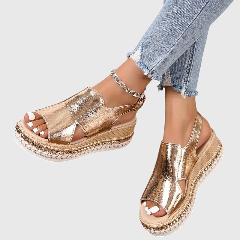 CALISTA | Women’s Lightweight Peep Toe Sandals