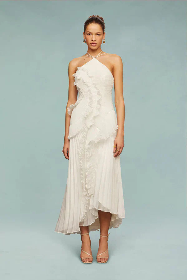 LIYANA | Twisted Ruffle Dress