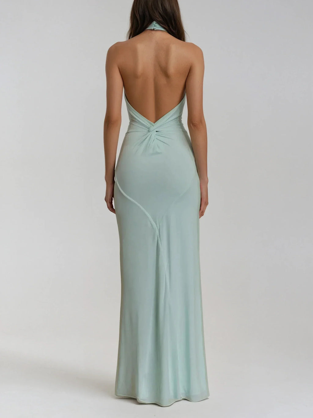 JANA | Elegant Halter Maxi Dress