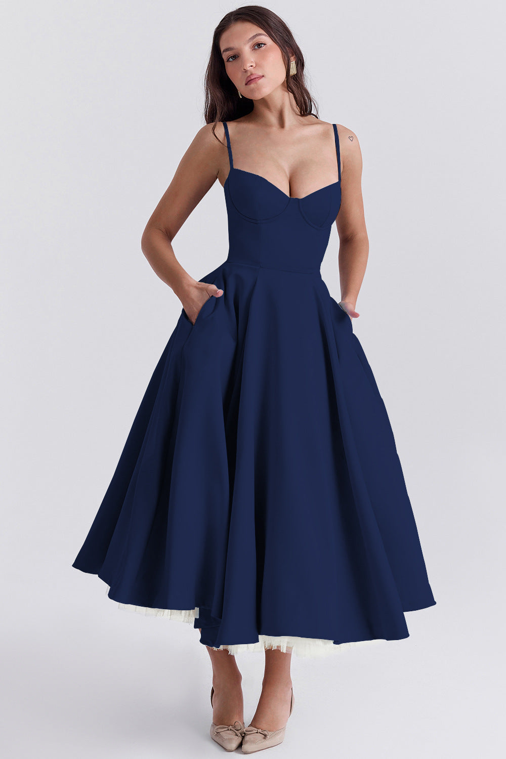 YLIANA | Enchanting Summer Midi Dress
