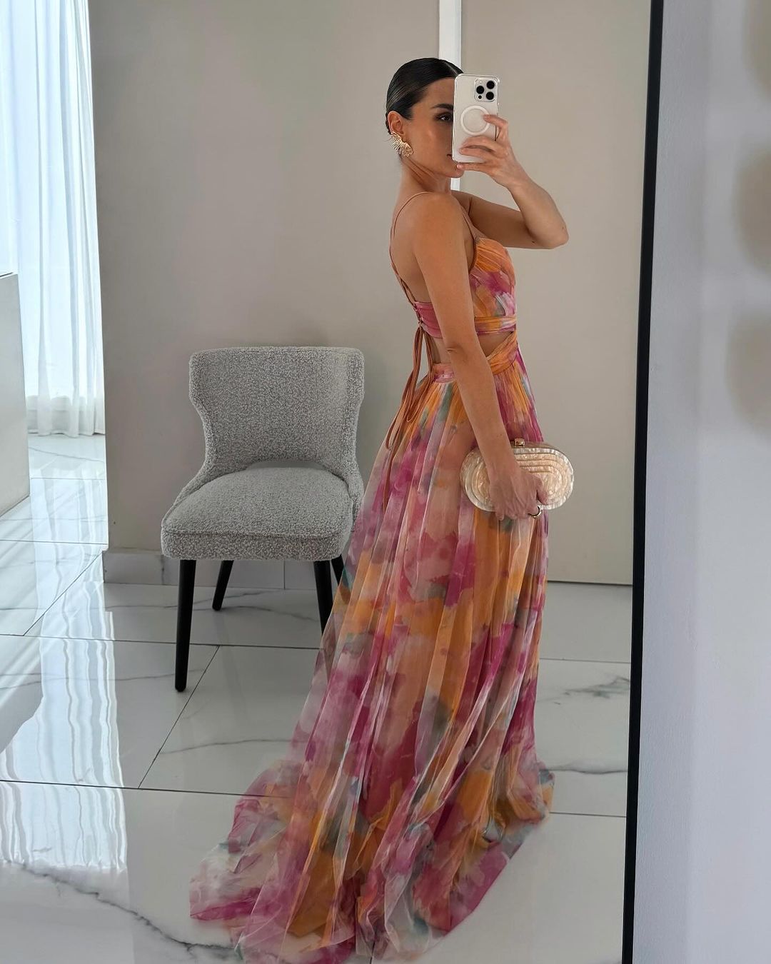 GISELLE | Elegant Chiffon Maxi Dress
