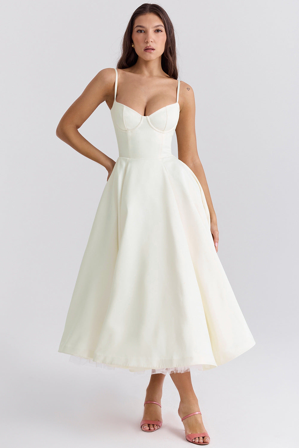 YLIANA | Enchanting Summer Midi Dress