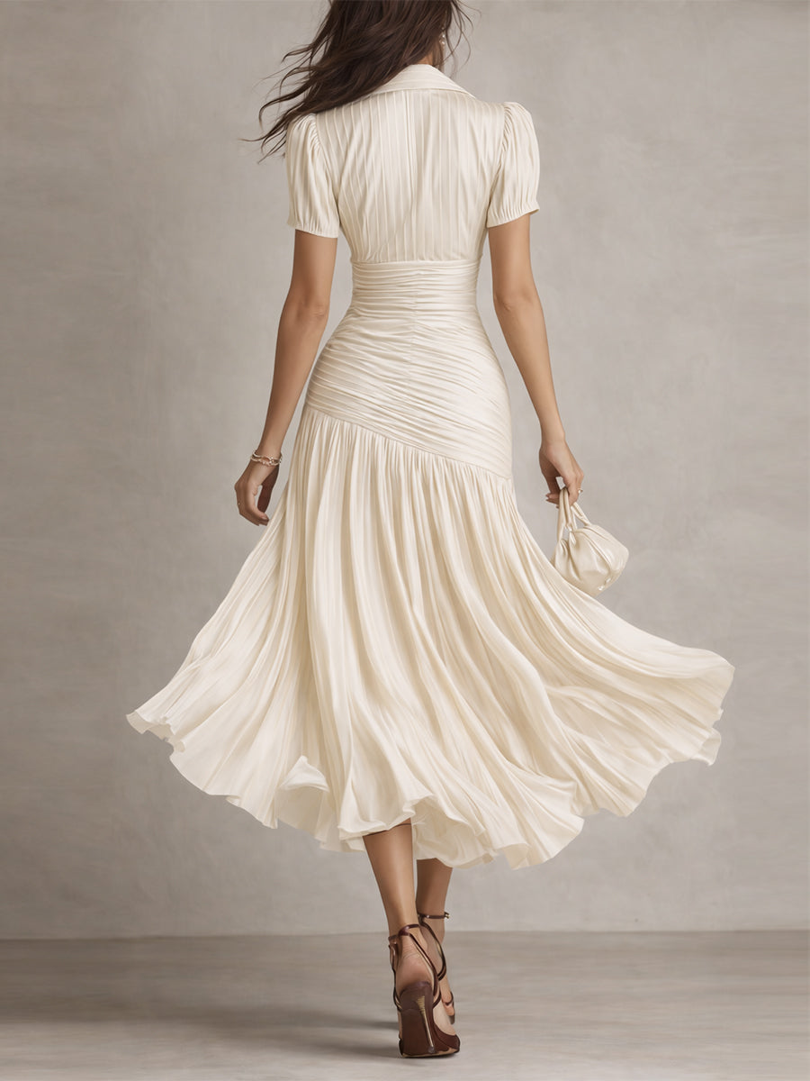 SERAPHINA | Women’s Flowing Button Front Dress