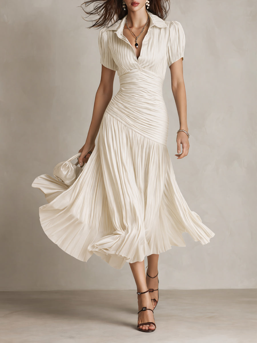 SERAPHINA | Women’s Flowing Button Front Dress