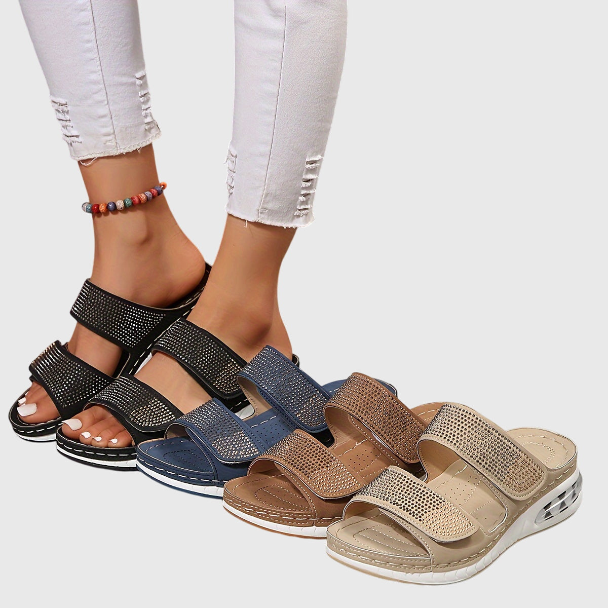 ADELA | Women’s Double Strap Comfort Sandals