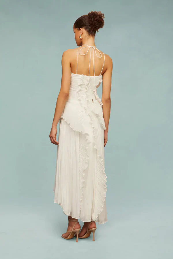 LIYANA | Twisted Ruffle Dress
