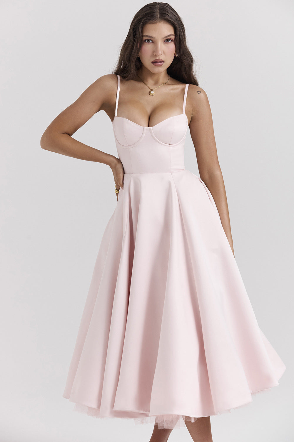 YLIANA | Enchanting Summer Midi Dress