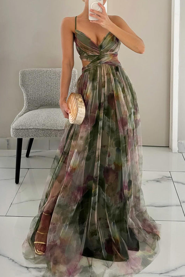 GISELLE | Elegant Chiffon Maxi Dress
