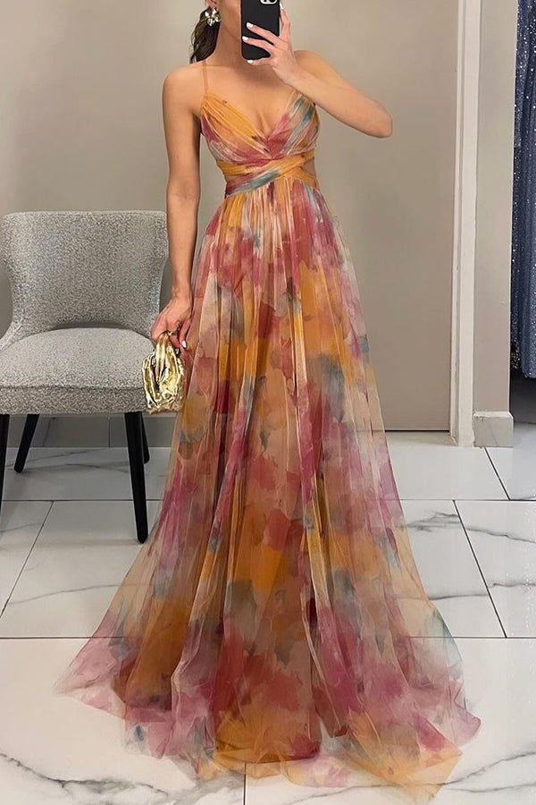 GISELLE | Elegant Chiffon Maxi Dress