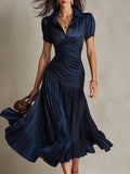 SERAPHINA | Women’s Flowing Button Front Dress