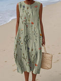 SERAPHINA | Meadow Bloom Sleeveless Summer Dress