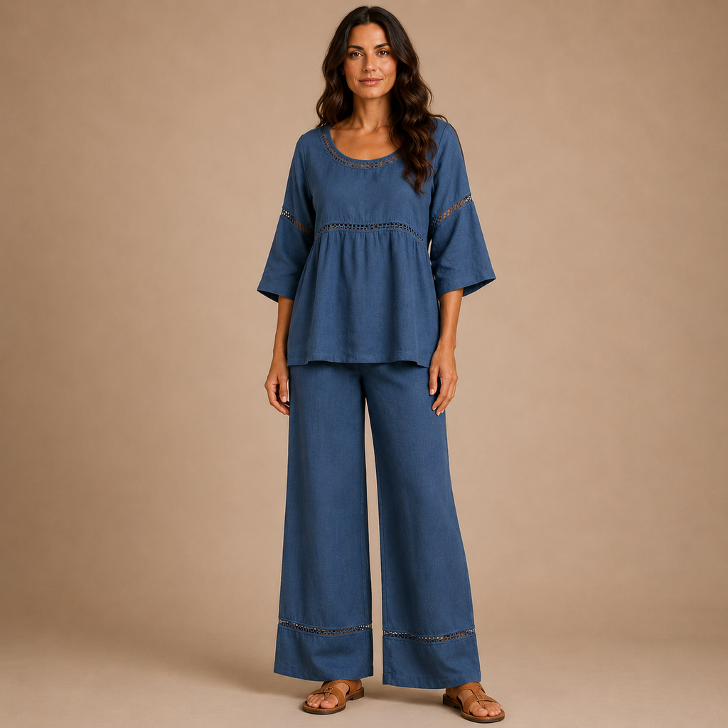 GISELLE | Casual Set with Cutout Details