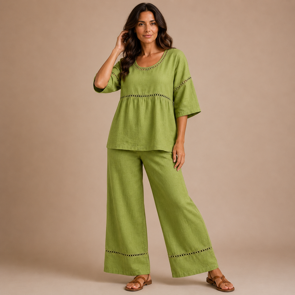 GISELLE | Casual Set with Cutout Details