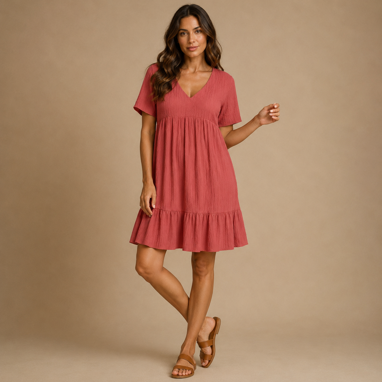 SOPHIE | Casual Smock Mini Dress
