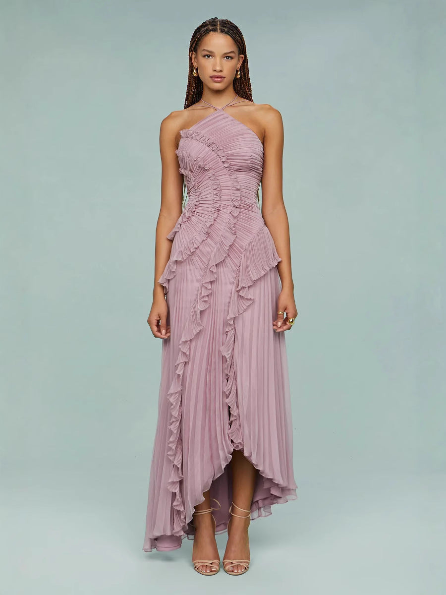 LIYANA | Twisted Ruffle Dress