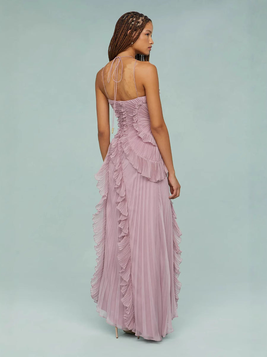 LIYANA | Twisted Ruffle Dress