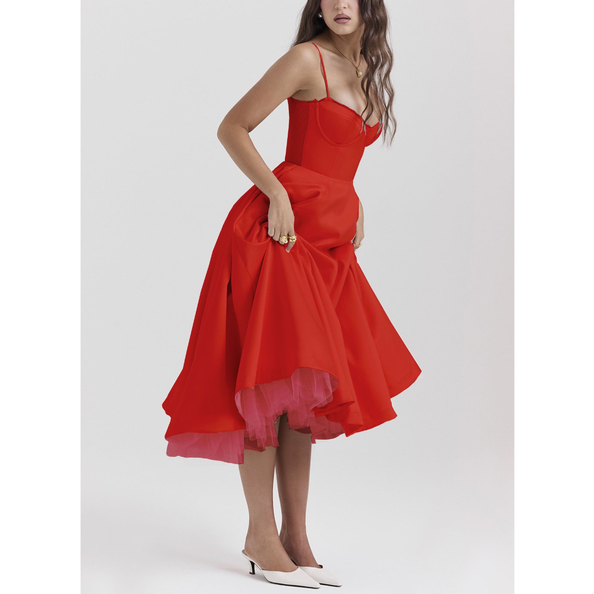YLIANA | Enchanting Summer Midi Dress