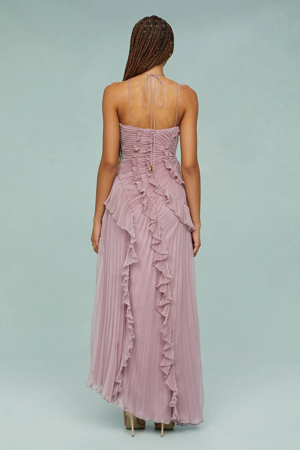 LIYANA | Twisted Ruffle Dress