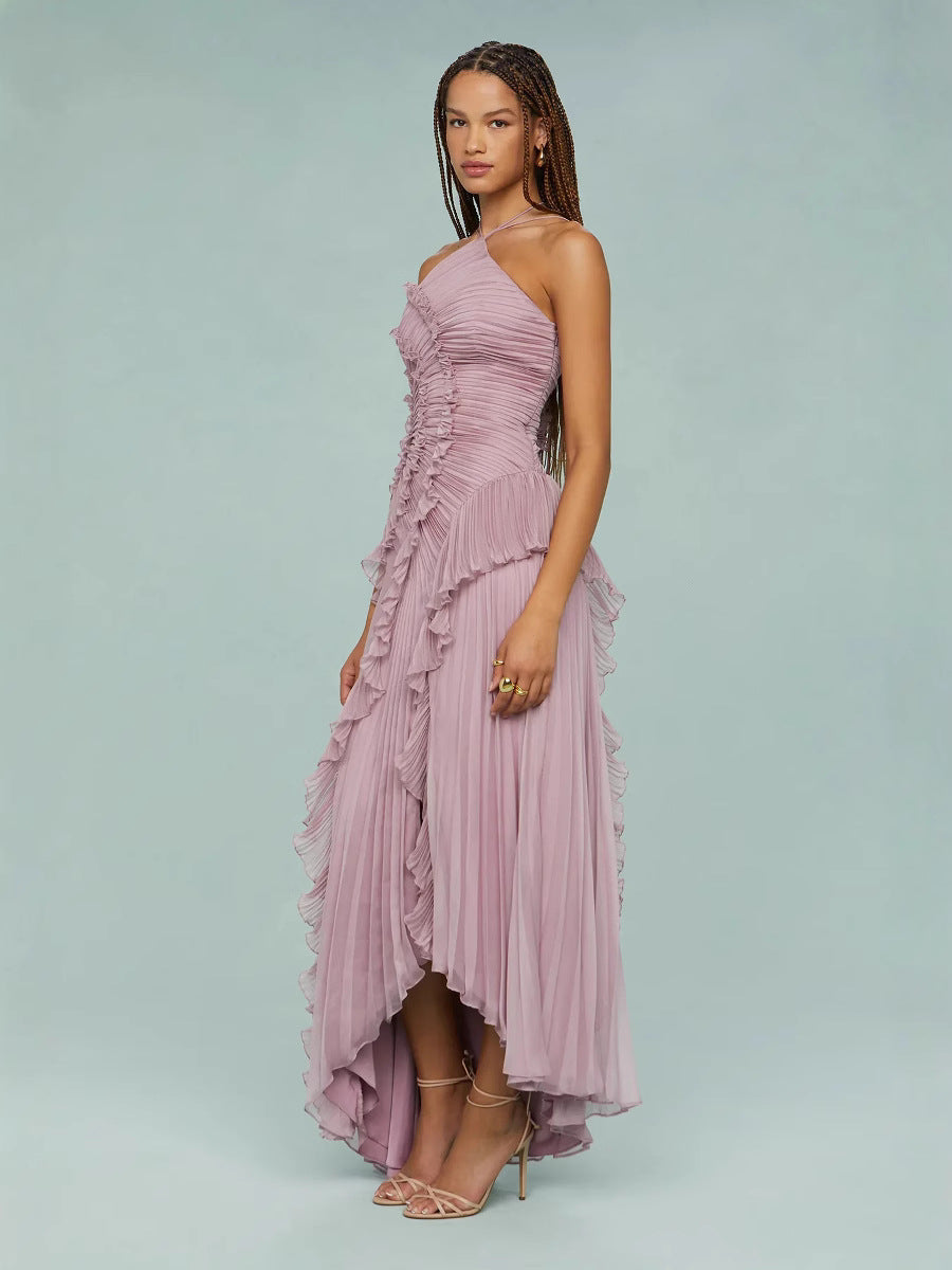 LIYANA | Twisted Ruffle Dress