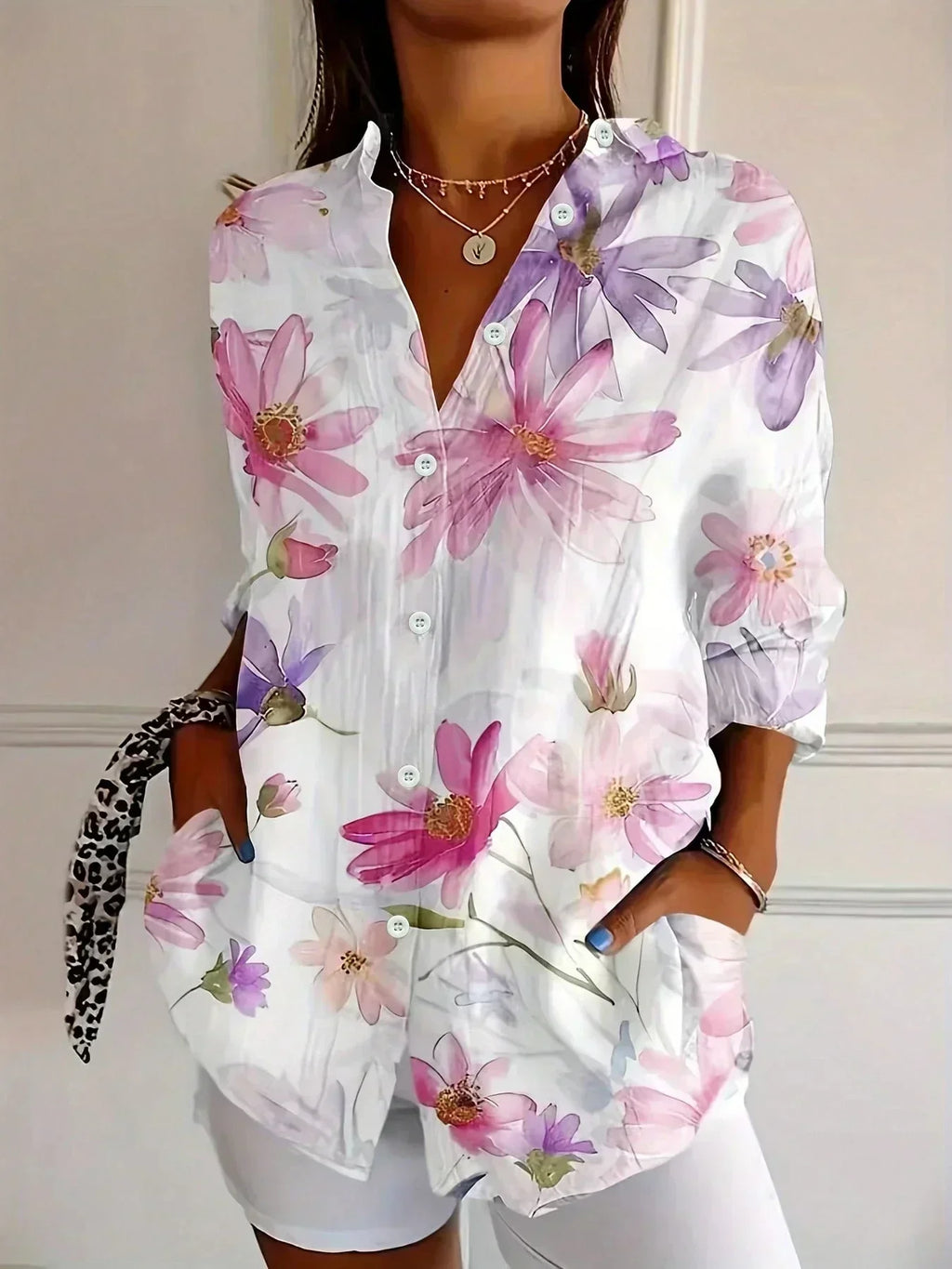 Frida | Bloom Canvas Blouse