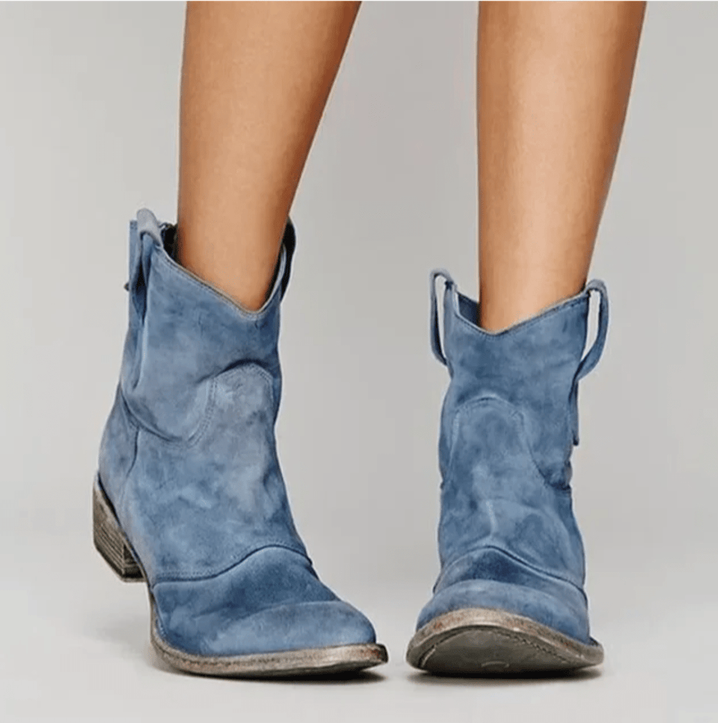 SAVANNAH | Women’s Distressed Western Ankle Boots