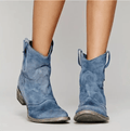 SAVANNAH | Women’s Distressed Western Ankle Boots