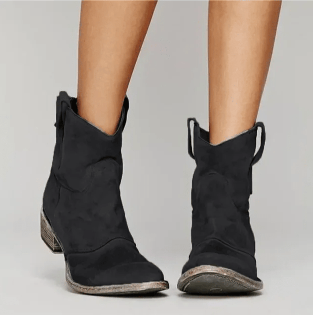 SAVANNAH | Women’s Distressed Western Ankle Boots