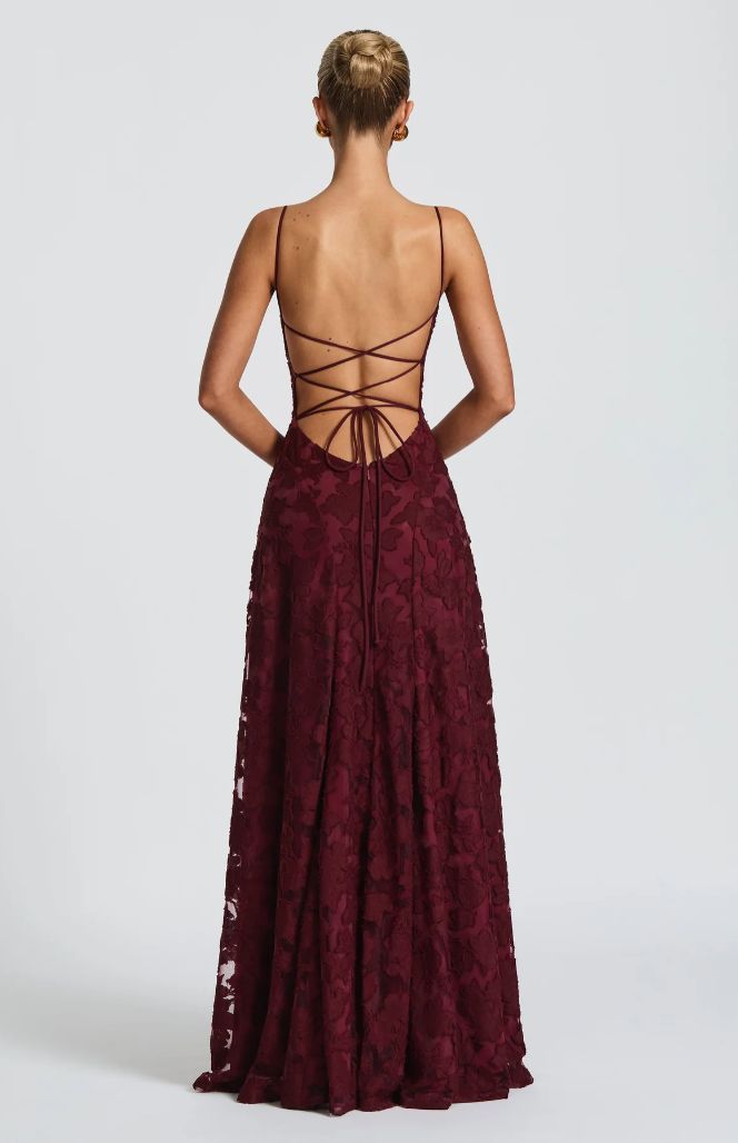 SOFIA | Graceful Lace Maxi Gown
