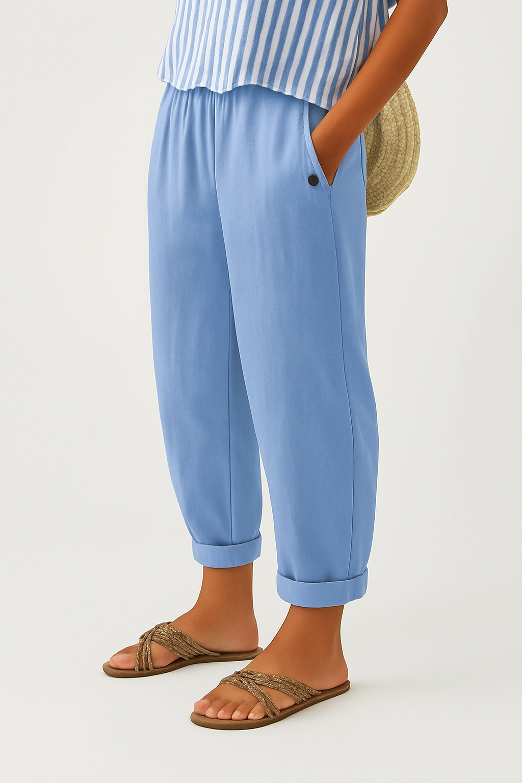 HARLOW | Women’s Casual Cropped Lounge Trousers