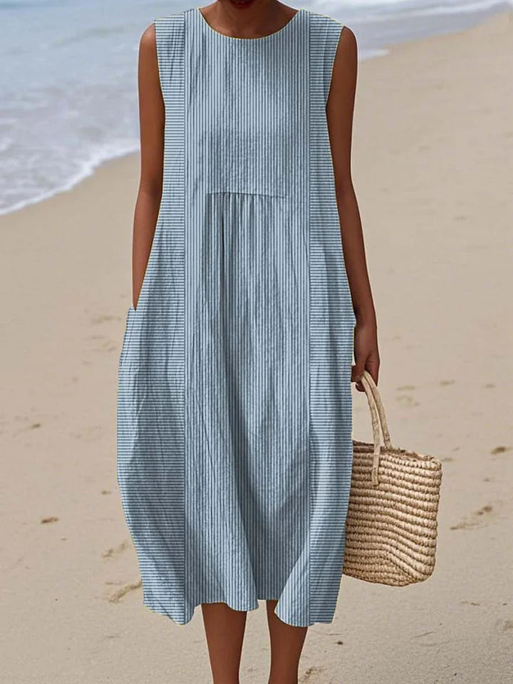 BEATRIX | Soft Touch Sleeveless Summer Dress