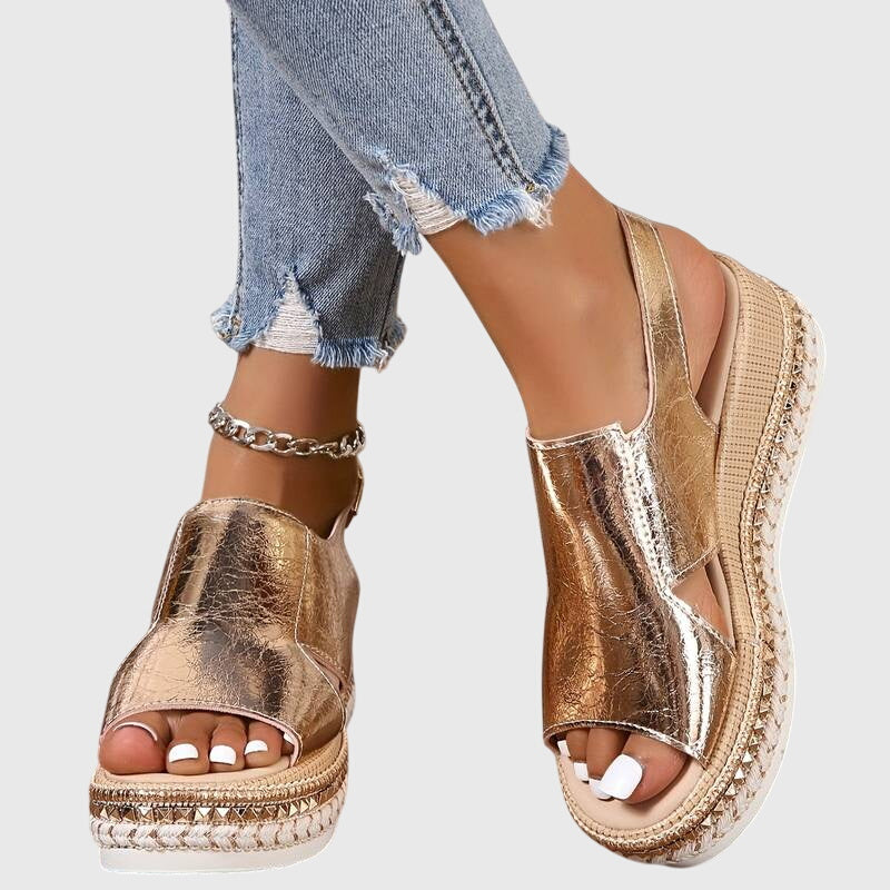 CALISTA | Women’s Lightweight Peep Toe Sandals