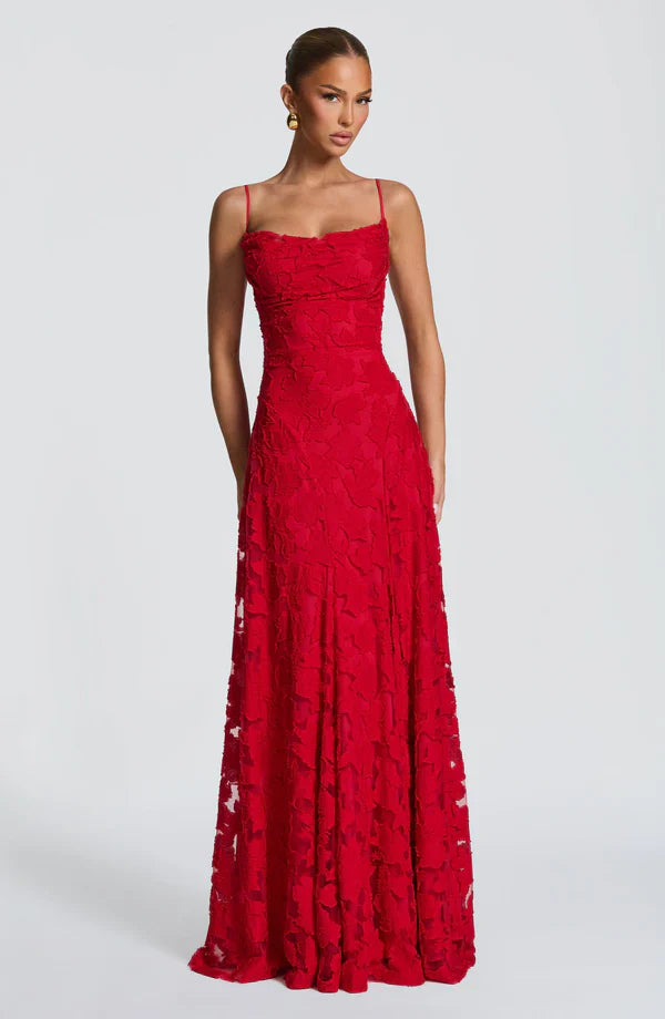 SOFIA | Graceful Lace Maxi Gown