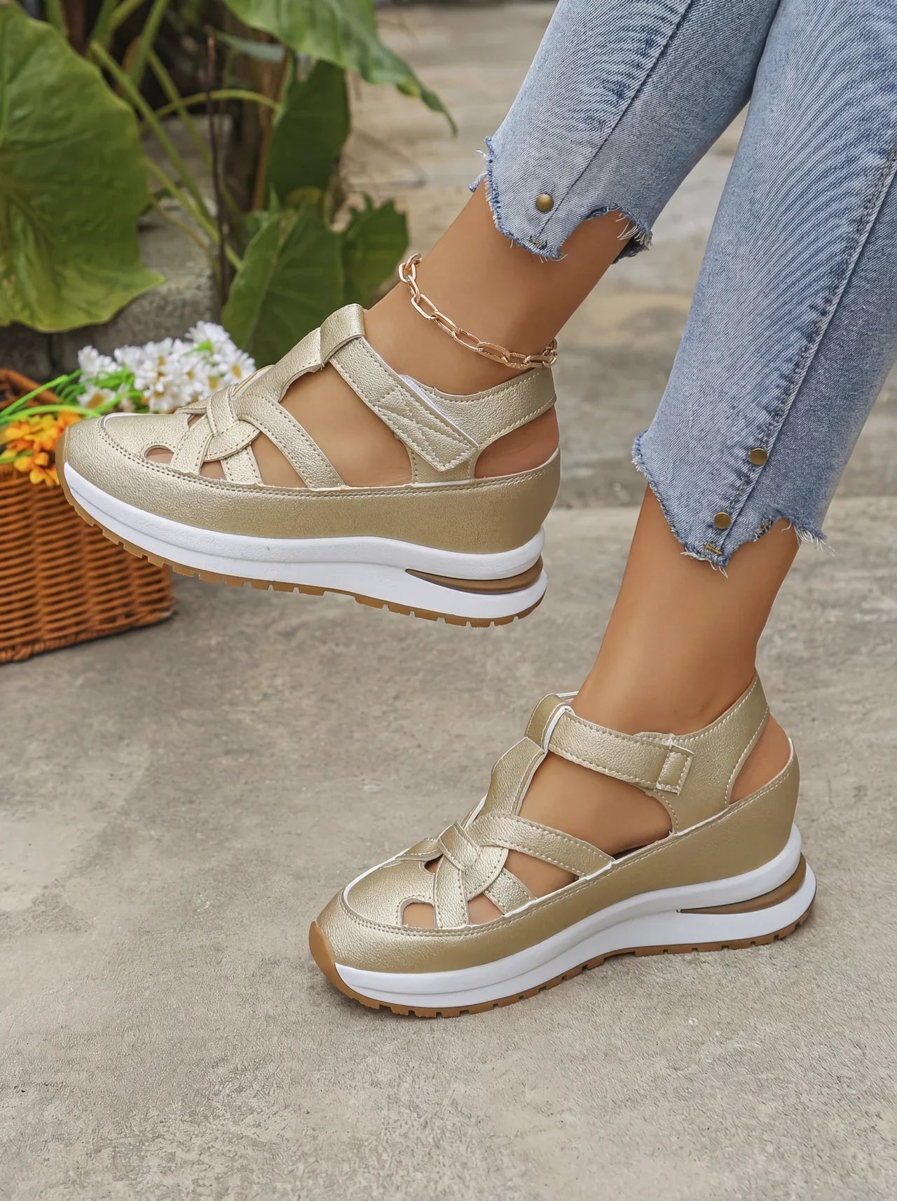 ELISE | Comfortable Wedge Sandals