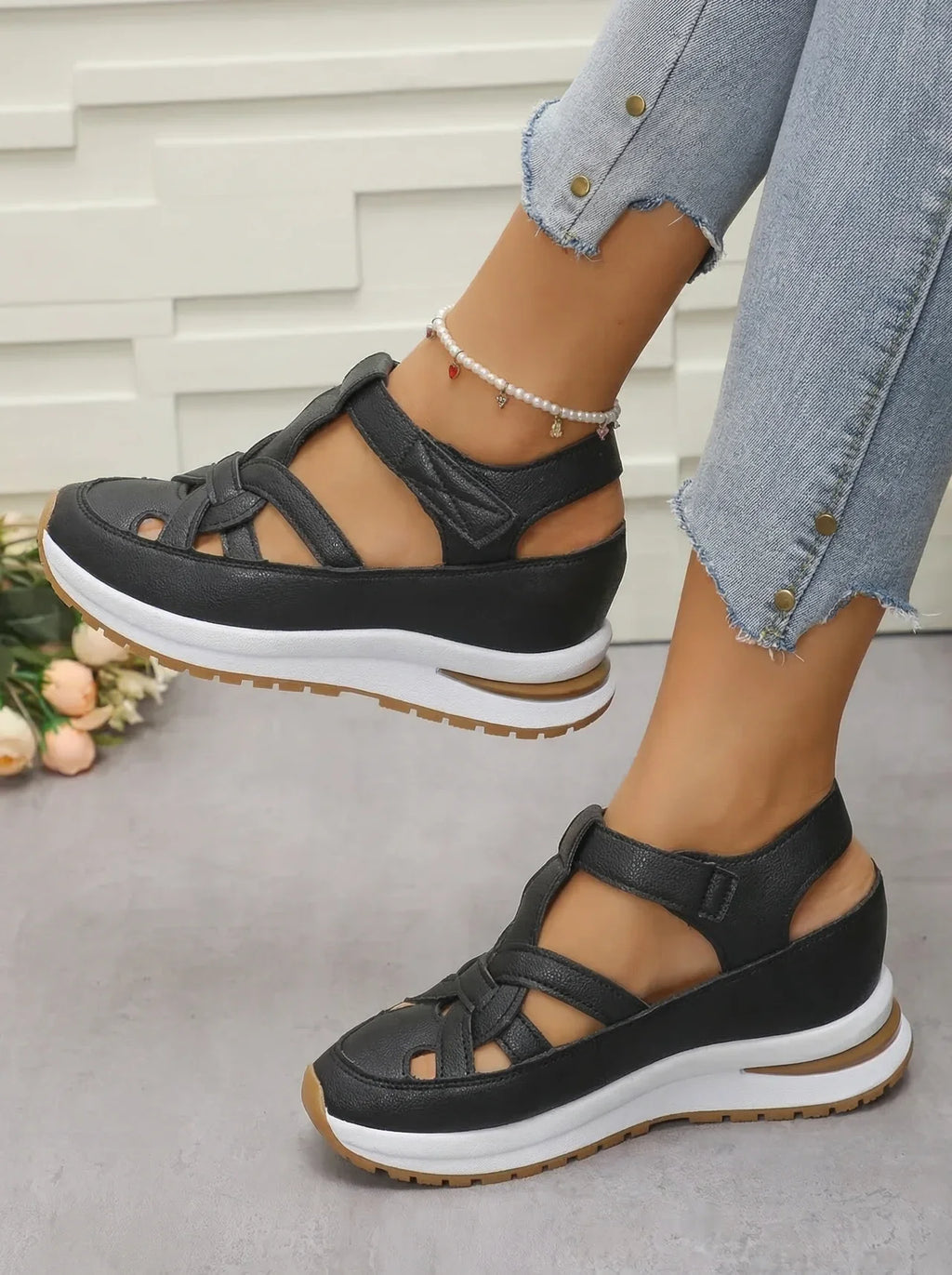 ELISE | Comfortable Wedge Sandals
