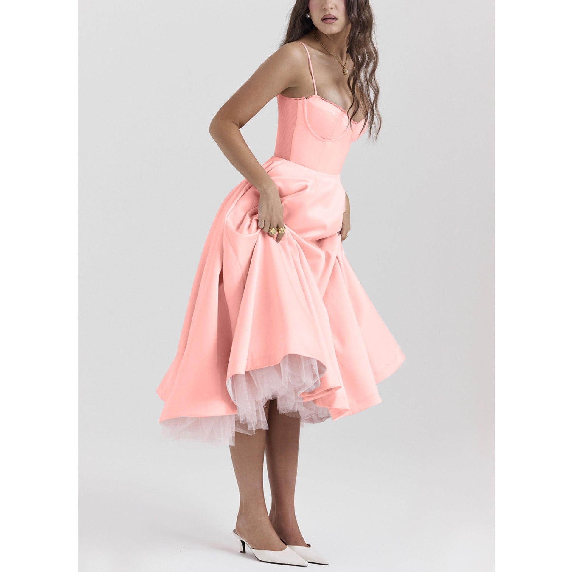 YLIANA | Enchanting Summer Midi Dress