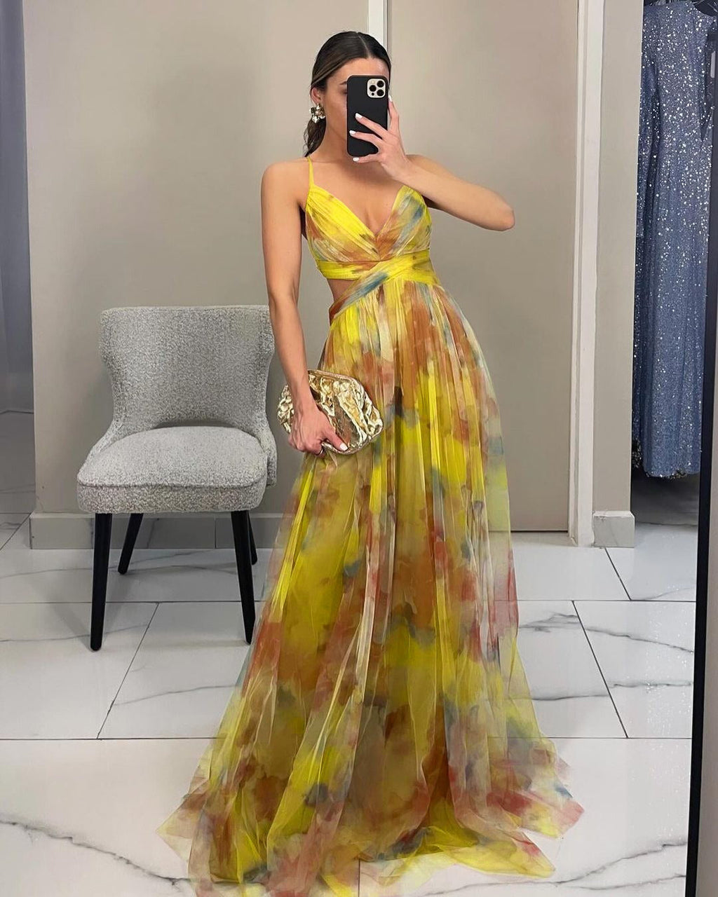 GISELLE | Elegant Chiffon Maxi Dress