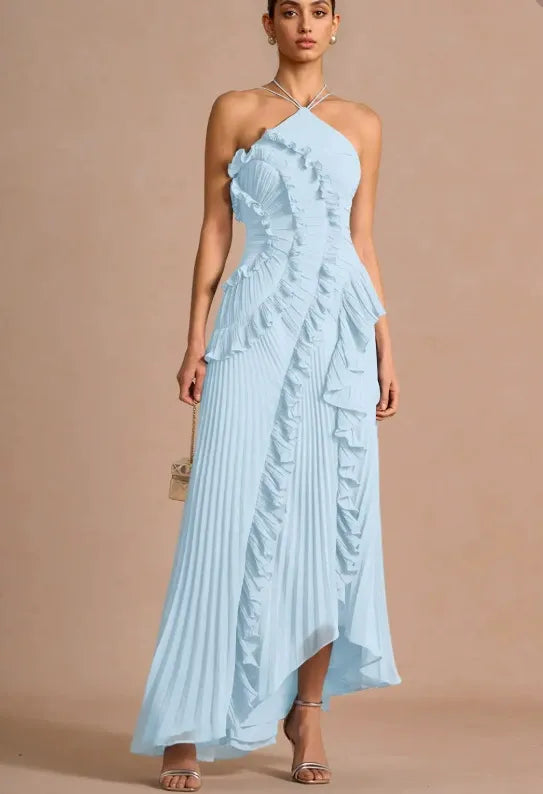 LIYANA | Twisted Ruffle Dress