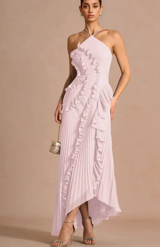 LIYANA | Twisted Ruffle Dress