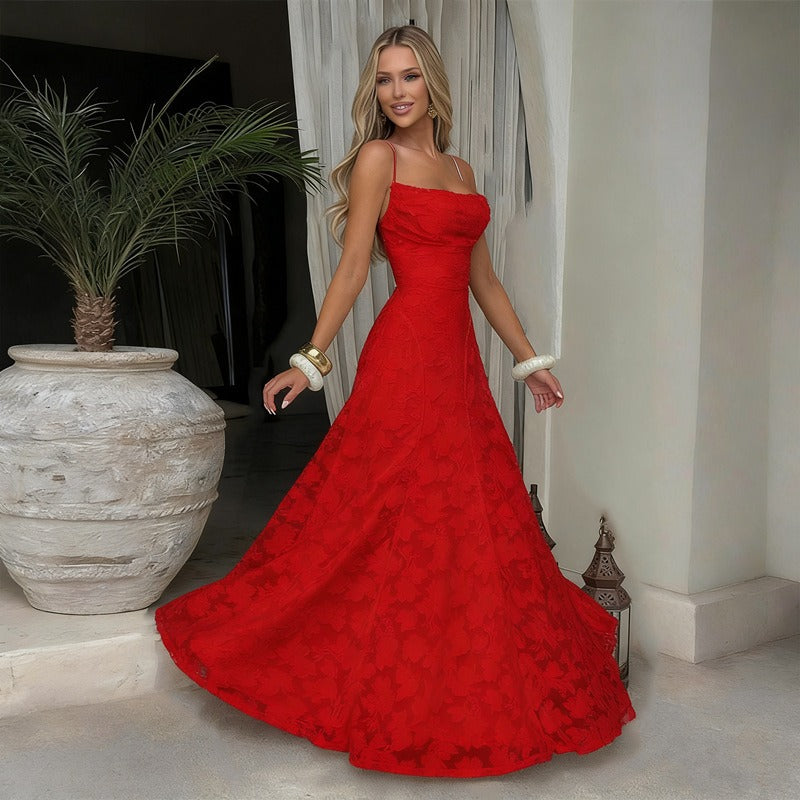 SOFIA | Graceful Lace Maxi Gown