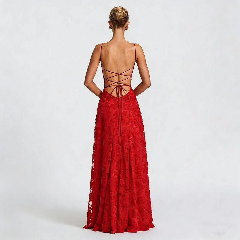 SOFIA | Graceful Lace Maxi Gown