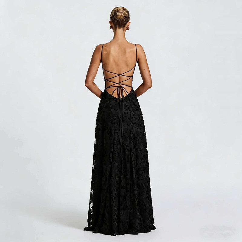 SOFIA | Graceful Lace Maxi Gown