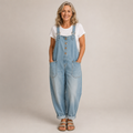 Lora™ - Vintage-style Denim Overalls