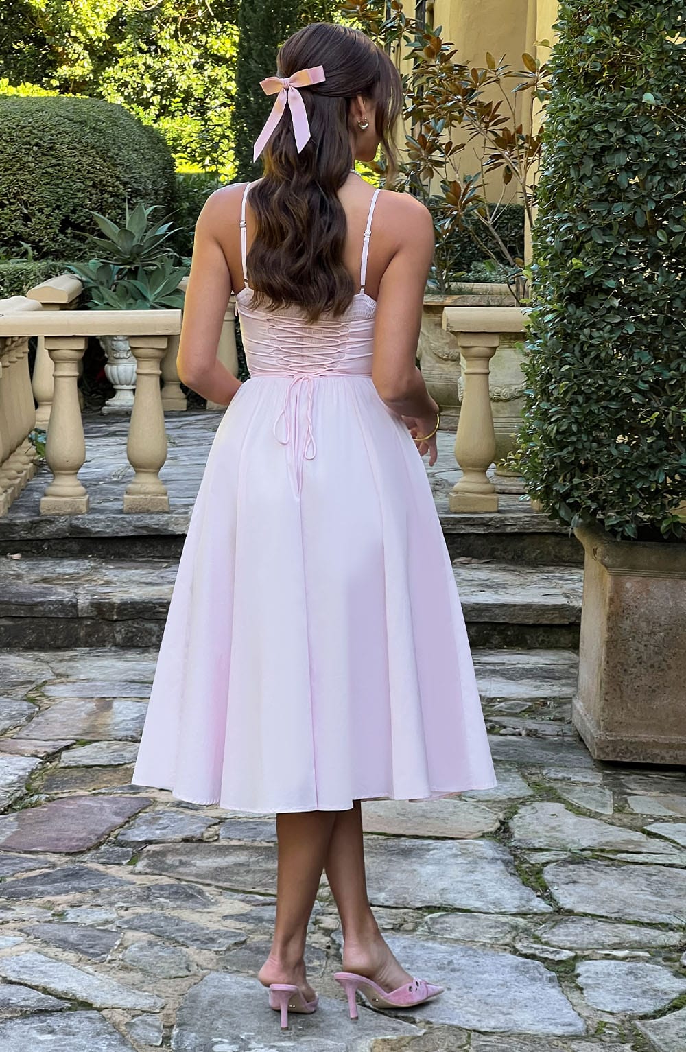 MAILEEN | Chic Corset-Style Midi Dress