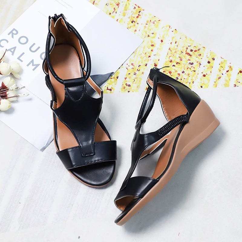 ELSA - LEATHER SANDALS