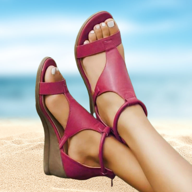 ELSA - LEATHER SANDALS