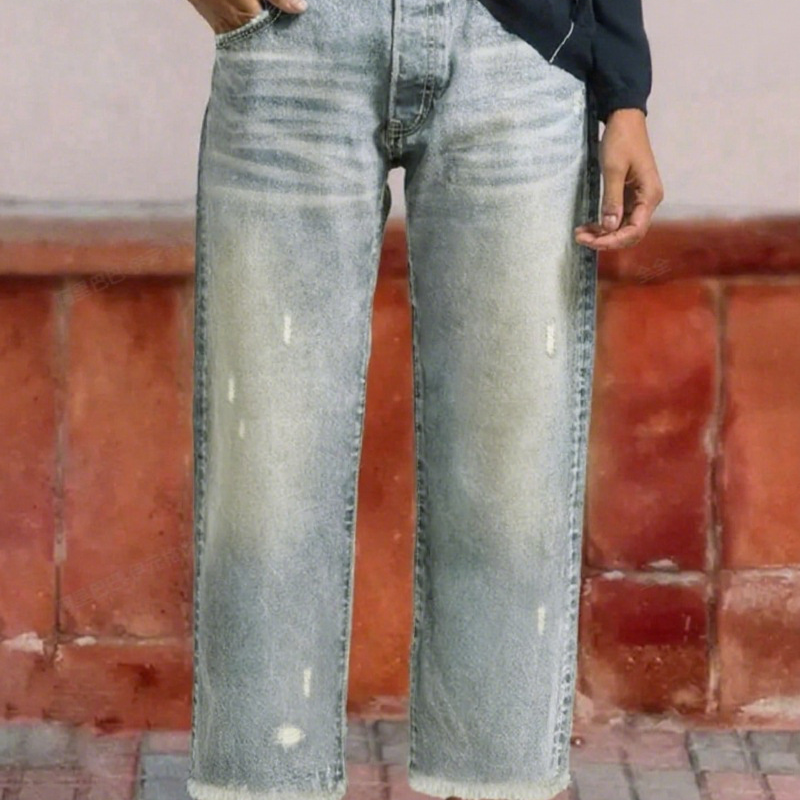 FLORENCE | Mid Rise Cropped Denim Trousers
