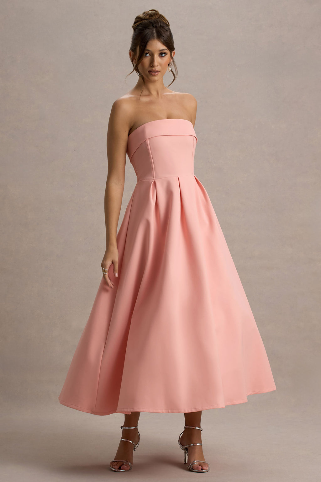 ANNE | Chic Off-Shoulder Midi Dress