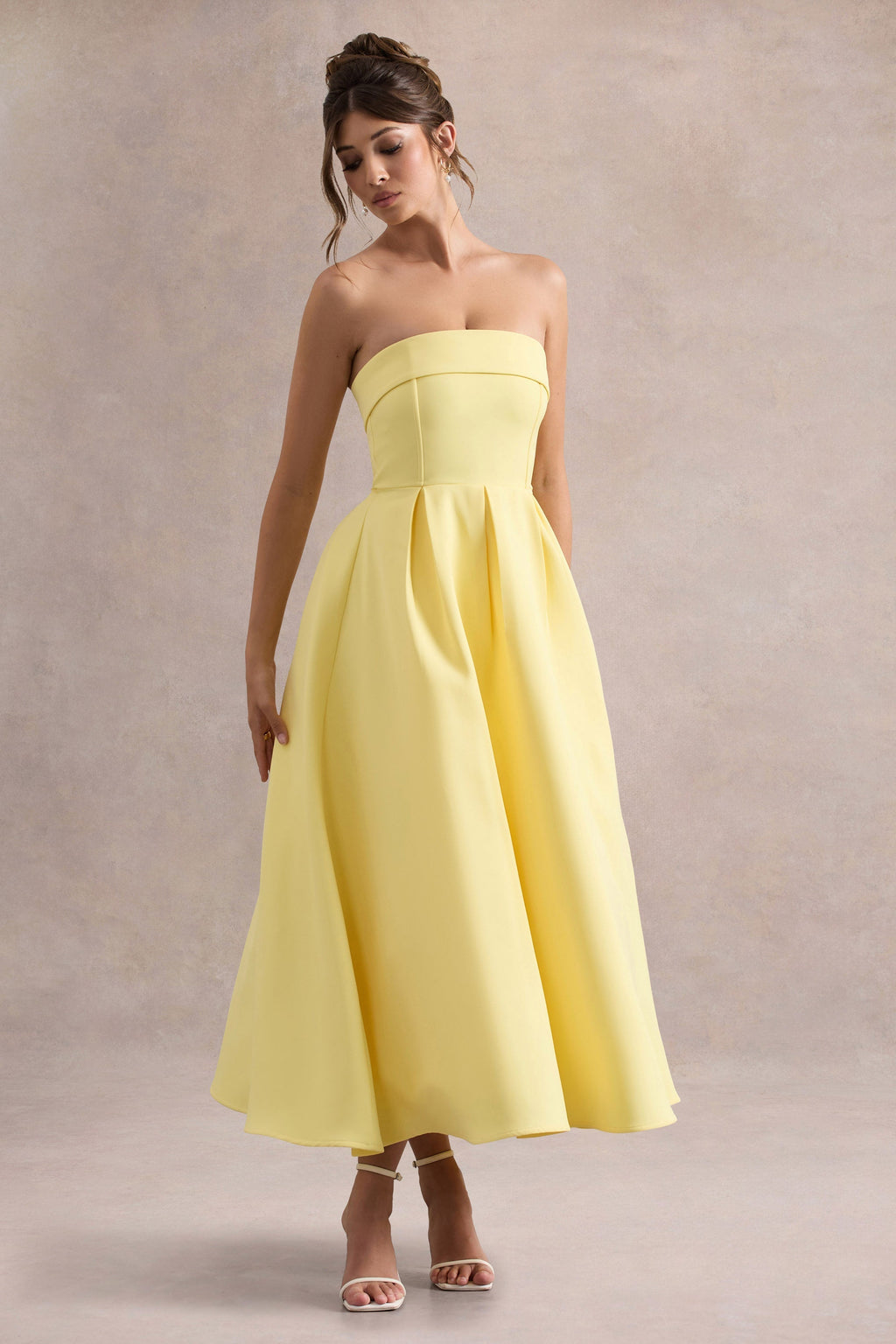 ANNE | Chic Off-Shoulder Midi Dress