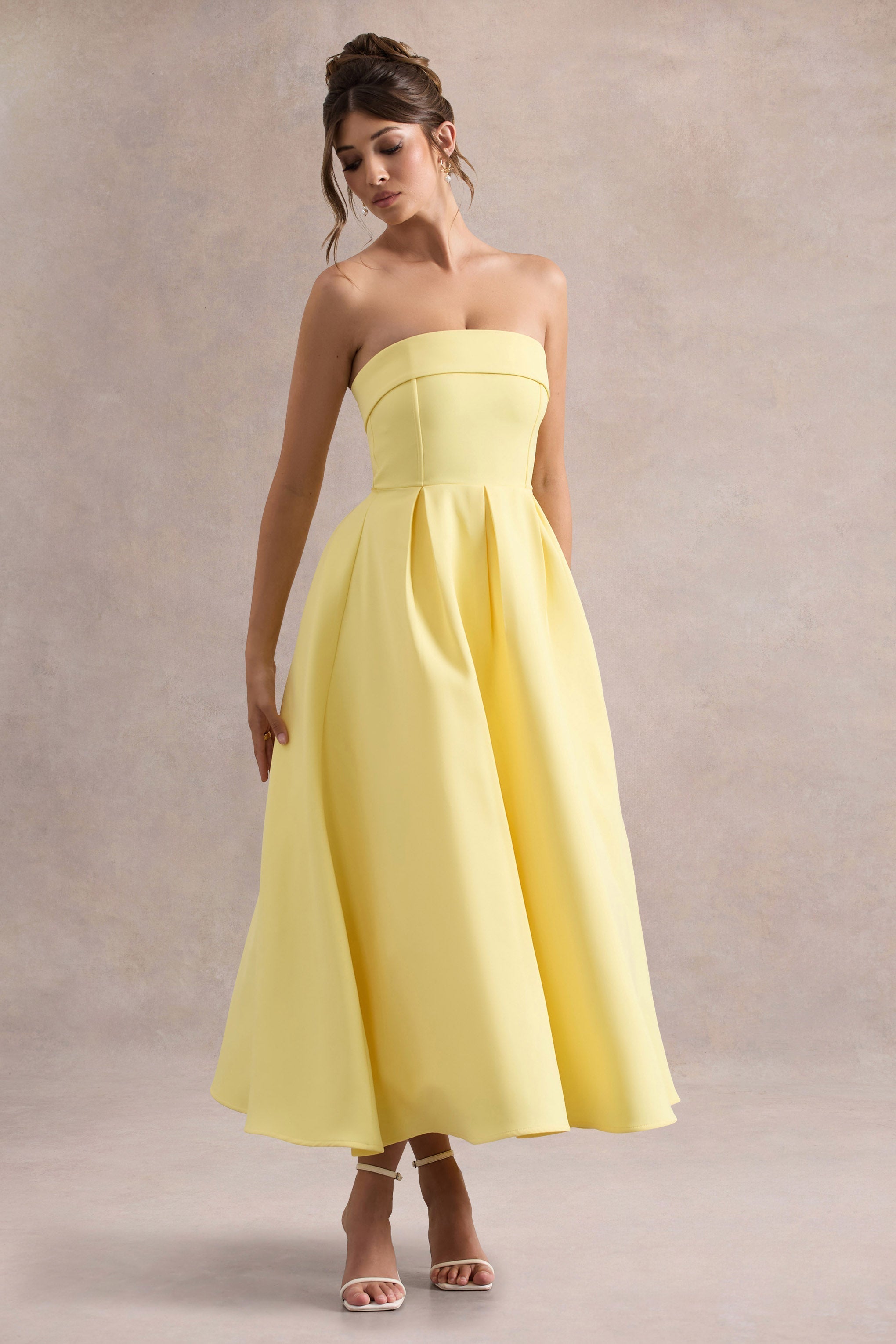 ANNE | Chic Off-Shoulder Midi Dress