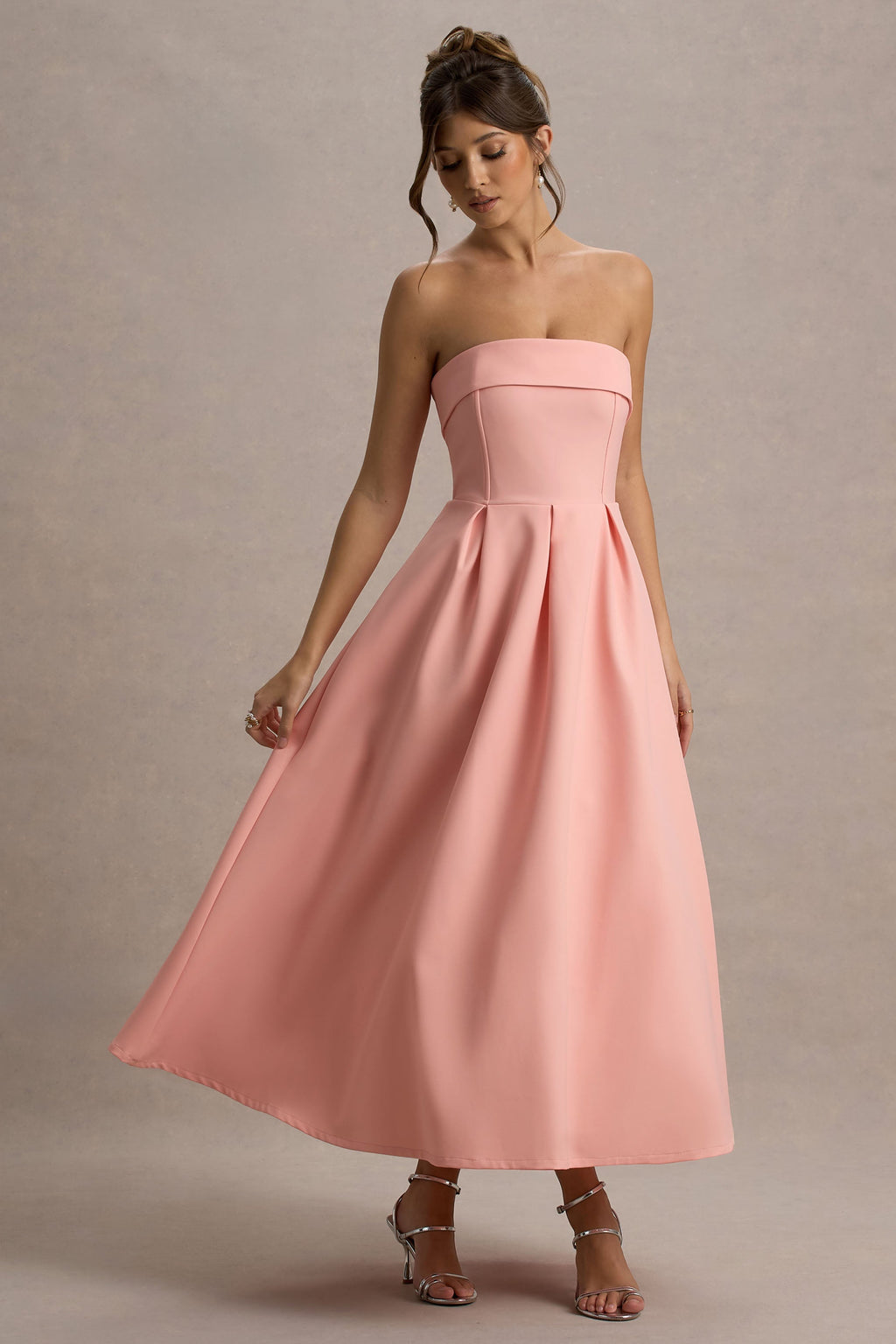 ANNE | Chic Off-Shoulder Midi Dress